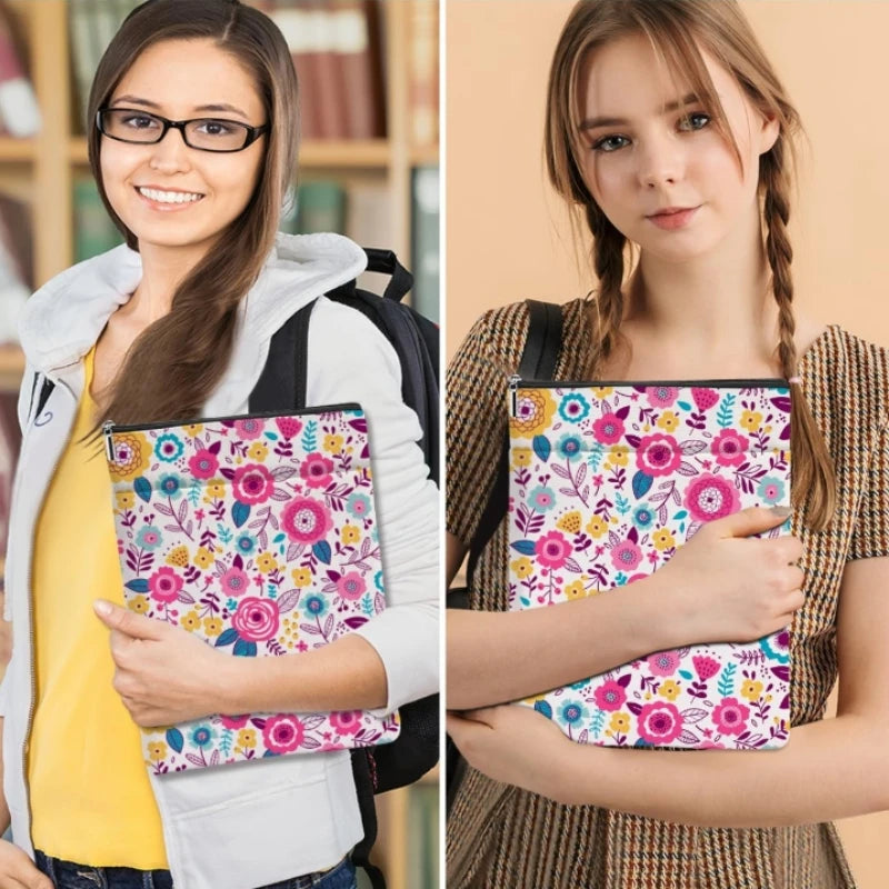Padded zip book sleeve for protecting books while traveling