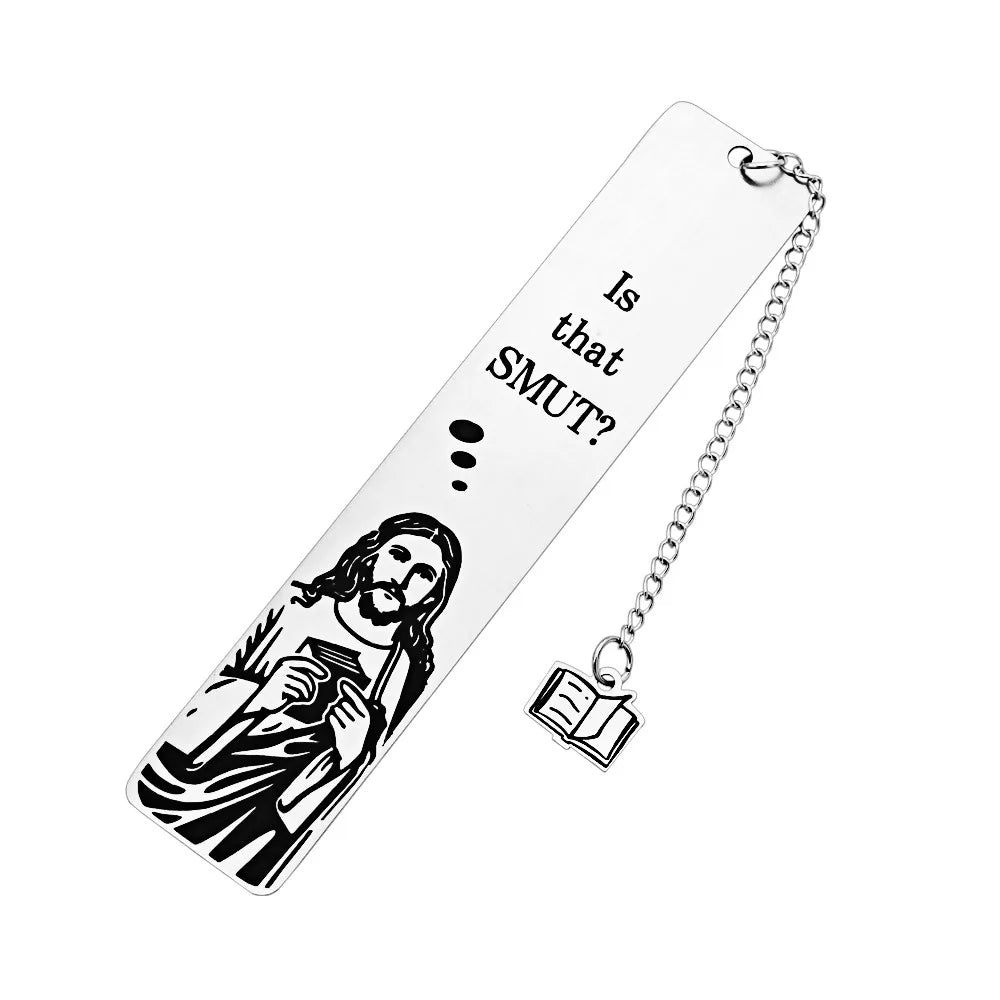 "Is That Smut?" Funny Metal Bookmark