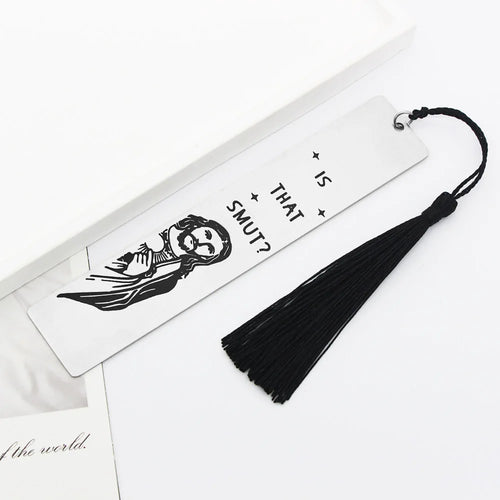 "Is That Smut?" Funny Metal Bookmark