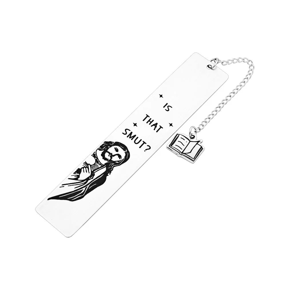 "Is That Smut?" Funny Metal Bookmark