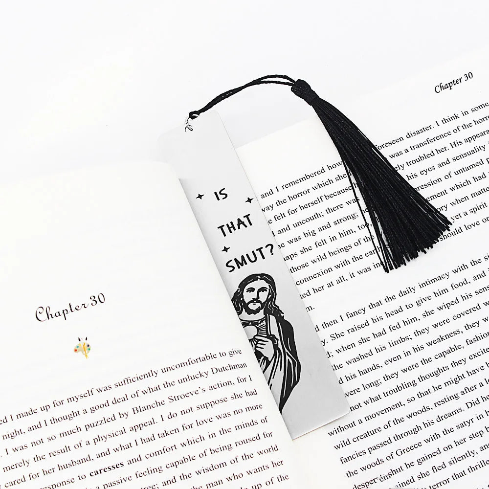 "Is That Smut?" Funny Metal Bookmark