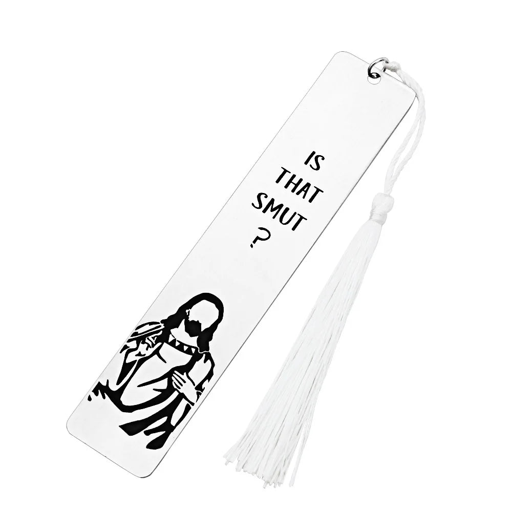 "Is That Smut?" Funny Metal Bookmark