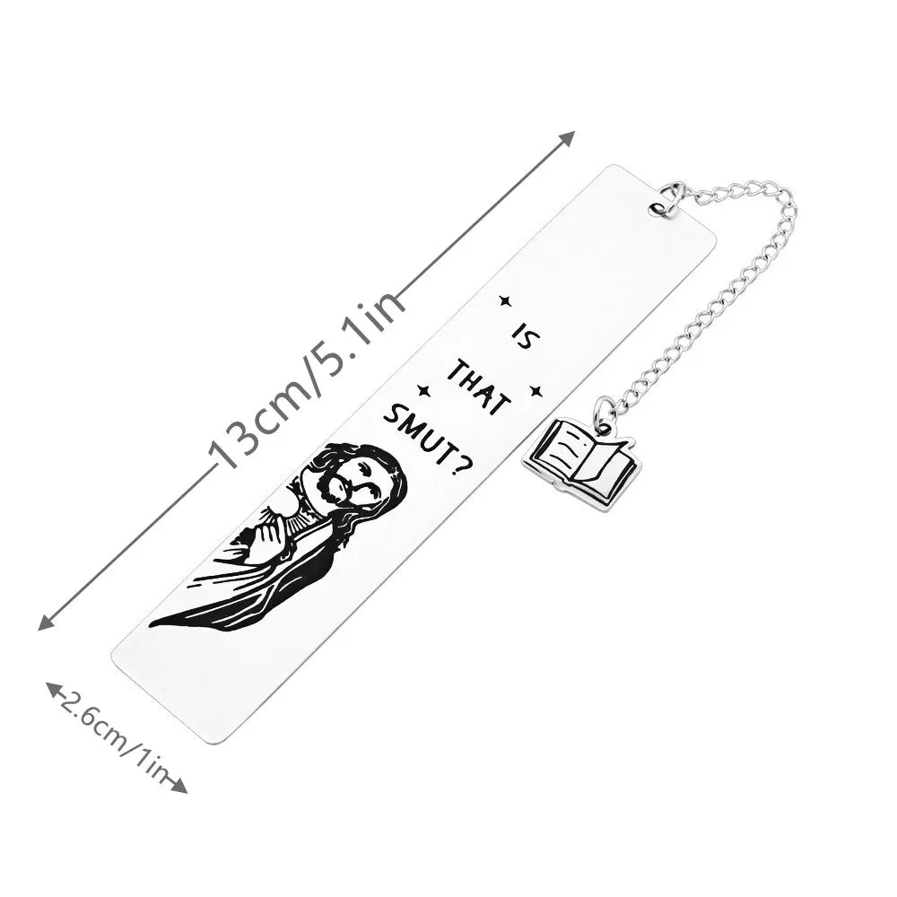 "Is That Smut?" Funny Metal Bookmark