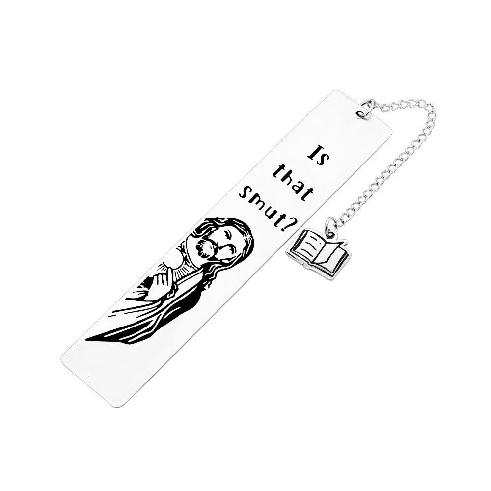 "Is That Smut?" Funny Metal Bookmark