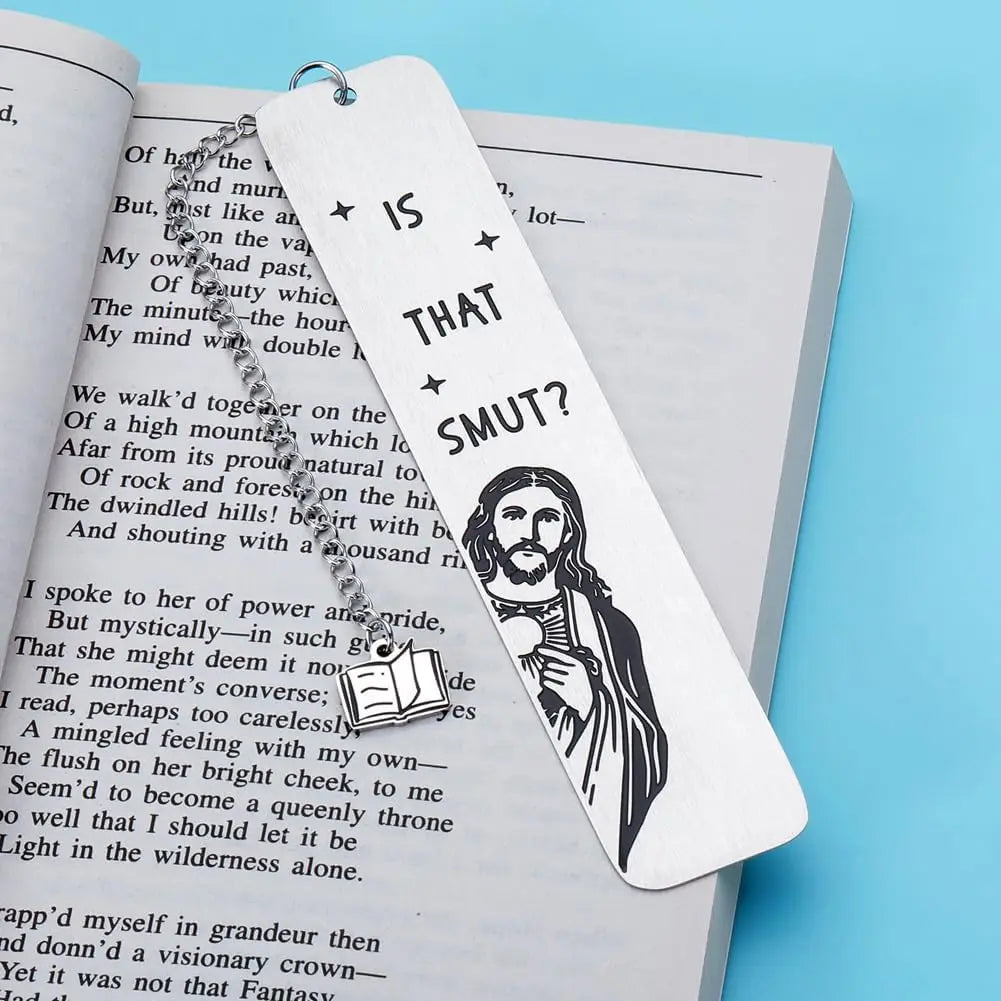 "Is That Smut?" Funny Metal Bookmark